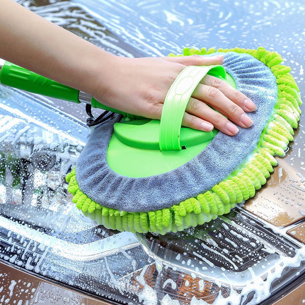 Chổi Lau Rửa Xe Ô Tô, Điều Chỉnh Được Độ Dài 3 Nấc Tiện Lợi VER 3 CARZONE.TOP