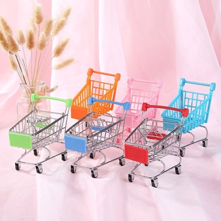 Mô hìnhi xe đẩy siêu thị mini bằng thép