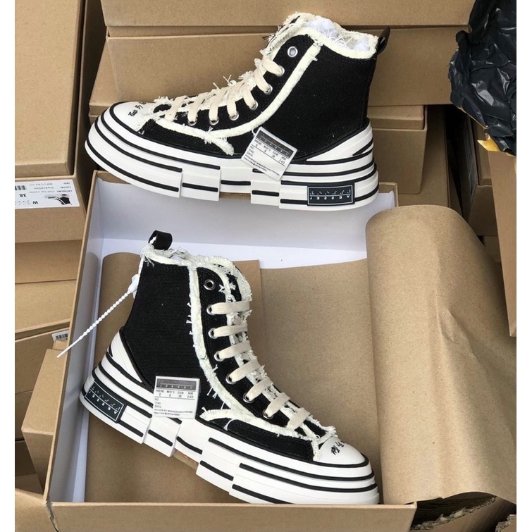 GIÀY XVESSEL HIGH BLACK LAI AU [ FULL BOX + FREE SHIP ]