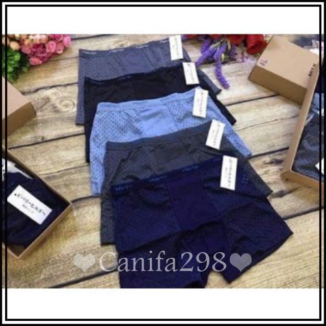 Hộp 5 quần lót đùi Nam thông hơi
