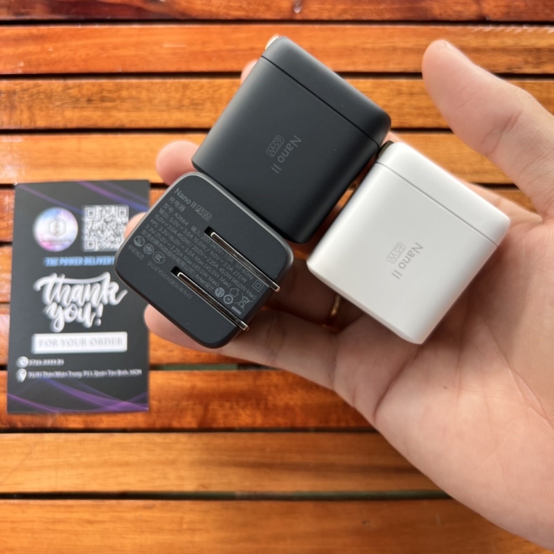 Củ Sạc Anker NANO 2 30w, 45w, 65w IQ 3.0 và PD/PPS - A2665, A2664, A2663