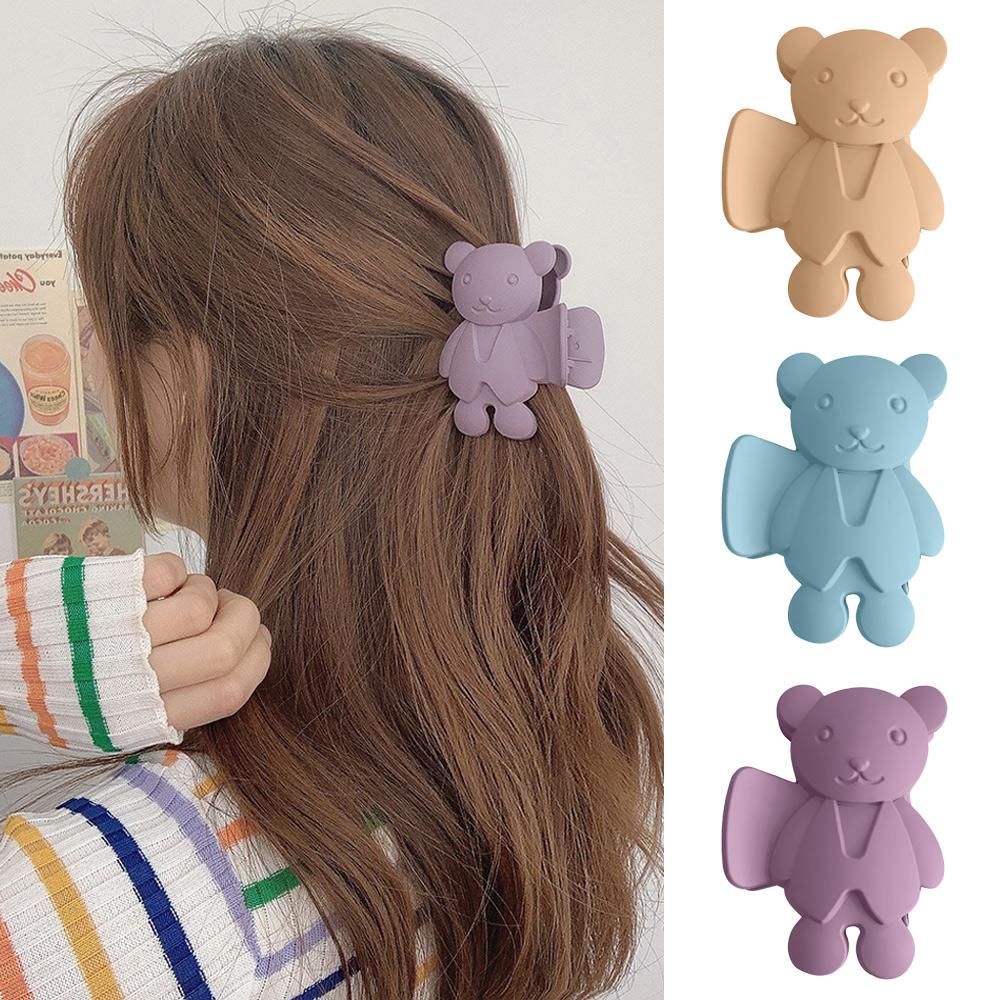 Kẹp Tóc Càng Cua Họa Tiết Hoạt Hình Phong Cách Hàn Quốc Ngọt Ngào Cho Nữ