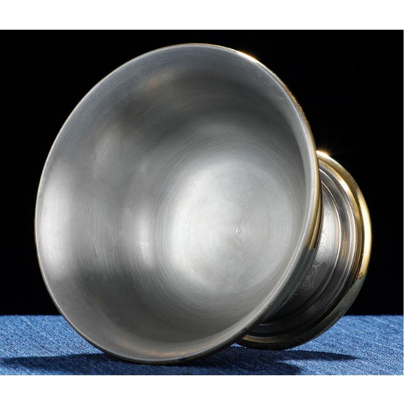 Bộ 7 chén cúng dường bằng đồng cao cấp - Pháp khí Mật Tông - Phật giáo Tây Tạng