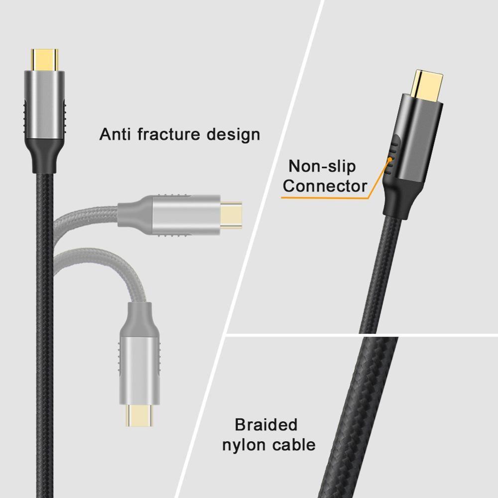 BTLIMER Cáp ChuyểN ĐổI MáY ChiếU LoạI C Sang Mini DP 1.4