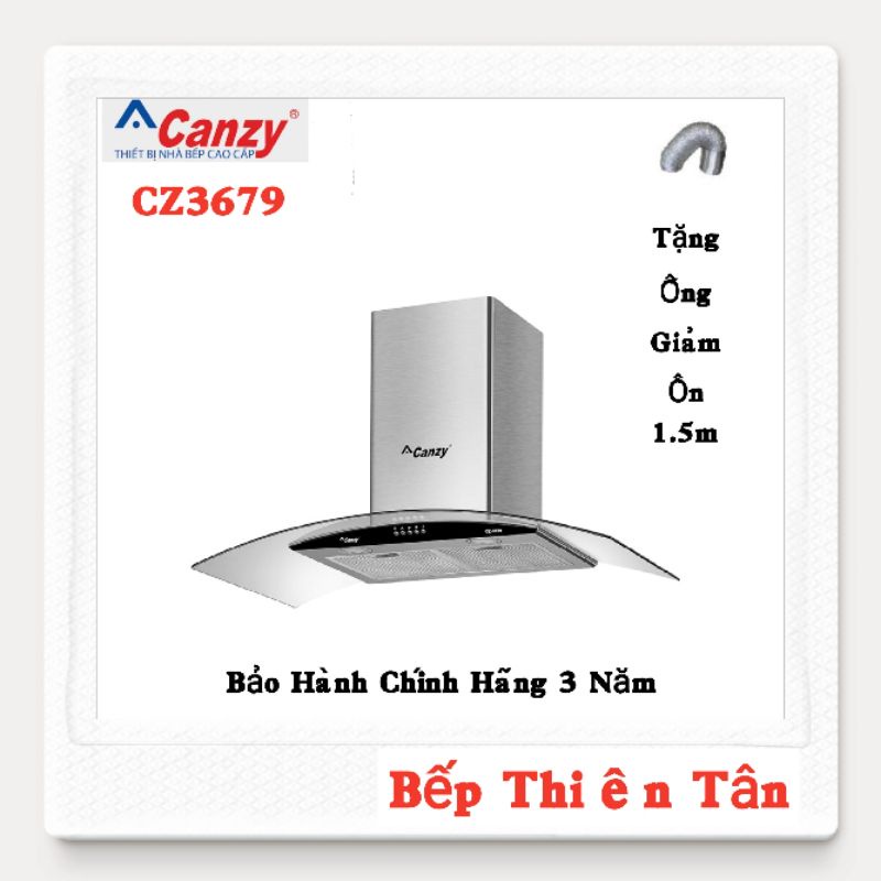 Máy Khử Mùi Kính Cong Thế Hệ Mới CANZY CZ3679