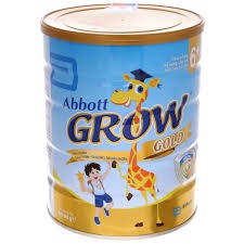 Sữa Abbott Grow Gold 6+ Hương Vani 900g (>6 Tuổi) - Abbott