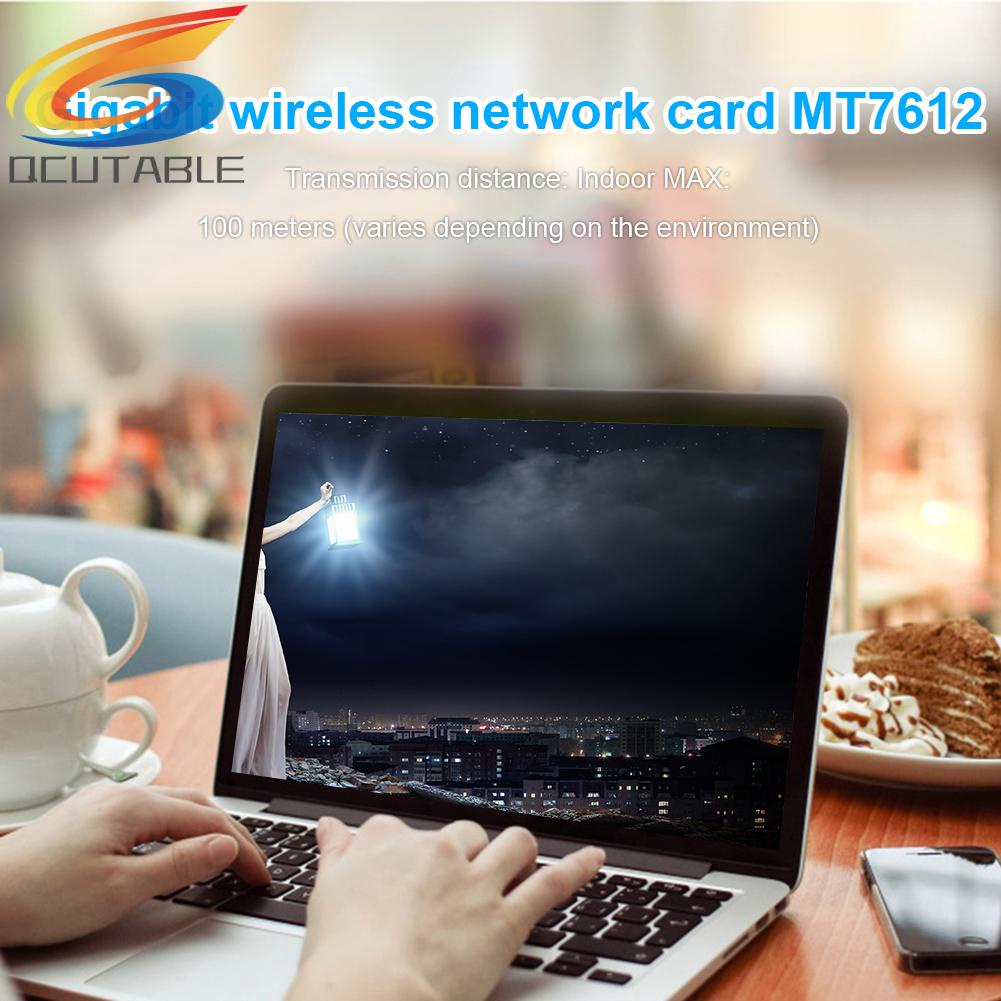 Usb 3.0 Thu Sóng WiFi 1200M MT7612U Gigabit Thẻ