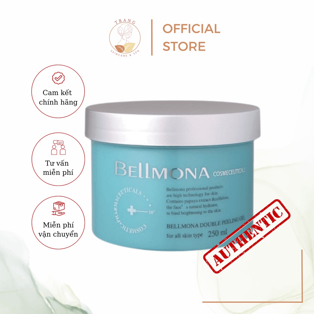 Tẩy da chết Bellmona - Double Peeling gel - Tẩy da chết dạng cuộn sạch sâu Bellmona hàn quốc dung tích 25ml