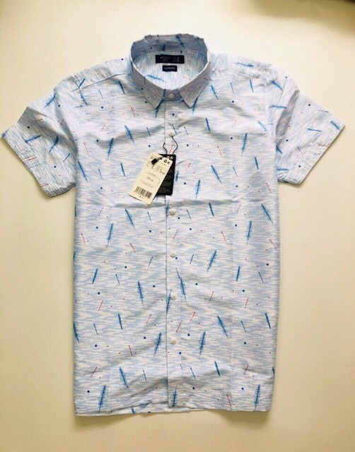 Áo Sơmi Nam Tay Ngắn Hoạ Tiết | BigBuy360 - bigbuy360.vn