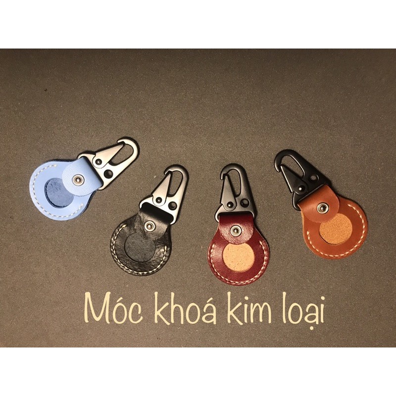 Bao da thật móc khoá Airtag case