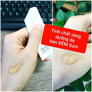 Combo 10 gói Tinh chất vàng chống lão hóa da ban đêm Sum (Sum LosecSumma Elixir Night Ampoule)