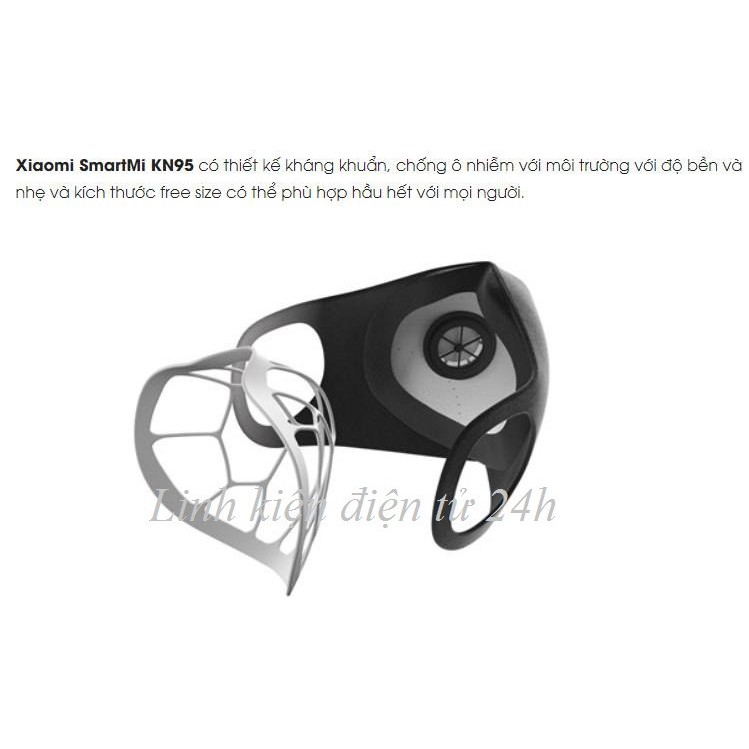 Khẩu trang Xiaomi SmartMi KN95 chống bụi mịn PM 2.5 | BigBuy360 - bigbuy360.vn