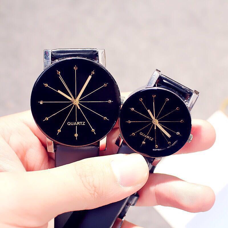 [Mã FAMAYFA2 giảm 10K đơn 50K] [GIÁ SỈ] ĐỒNG HỒ CẶP ĐÔI NAM NỮ DÂY DA MẶT THẠCH ANH CỰC HOT | BigBuy360 - bigbuy360.vn