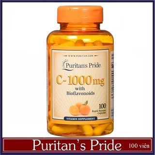 Vitamin C 1000mg Puritan's Pride của Mỹ [Hộp 100 viên]