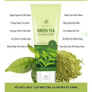 Sữa rửa mặt Helen trà xanh