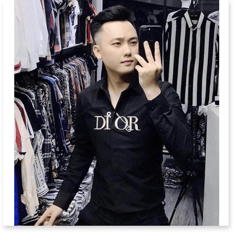 Áo Sơ Mi Nam Hàn Quốc Thanh Lịch  Chất Vải Mềm Mịn HP