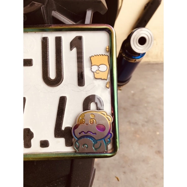 Logo Titan Mẫu Chú Khủng Long Dễ Thương Cực Đáng Yêu Trang Trí Xe Máy