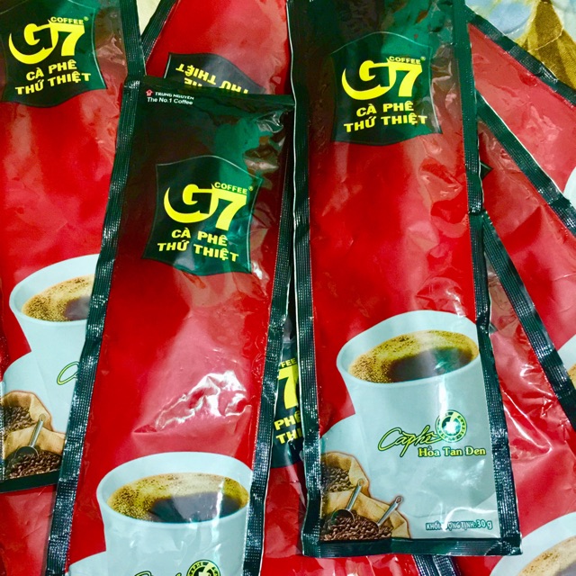 Cà phê hòa tan đen G7 gói 30g