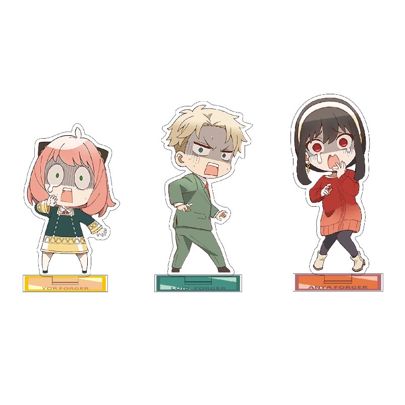Standee mini SPY X FAMILY ver HOẢNG LOẠN mô hình Gia Đình Điệp Viên anime chibi tượng mica trang trí