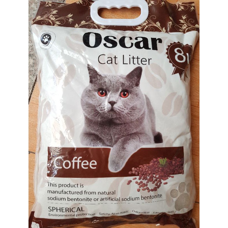 [Combo 6 túi] Cát vệ sinh cho mèo OSCAR, Cát vệ sinh cho mèo khử mùi, vón cục, thấm hút