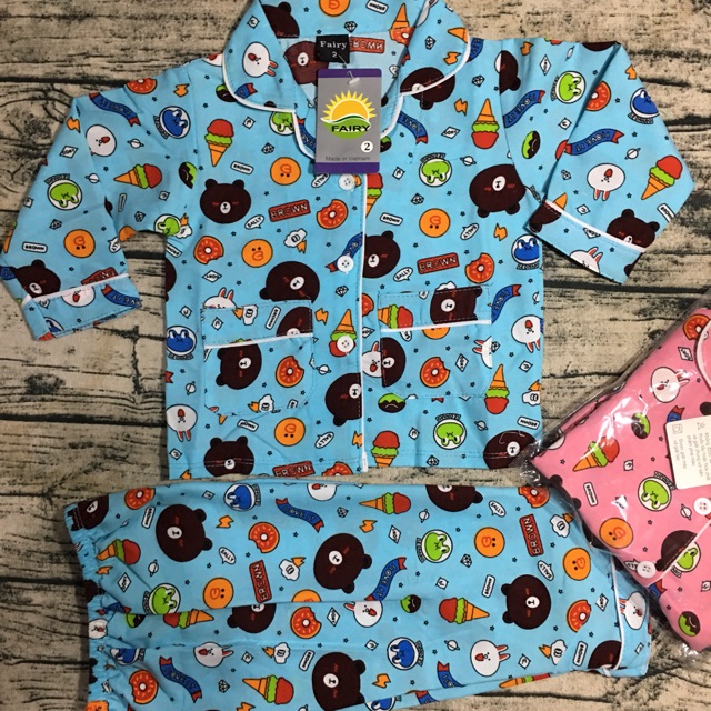 Pijama cho bé trai bé gái