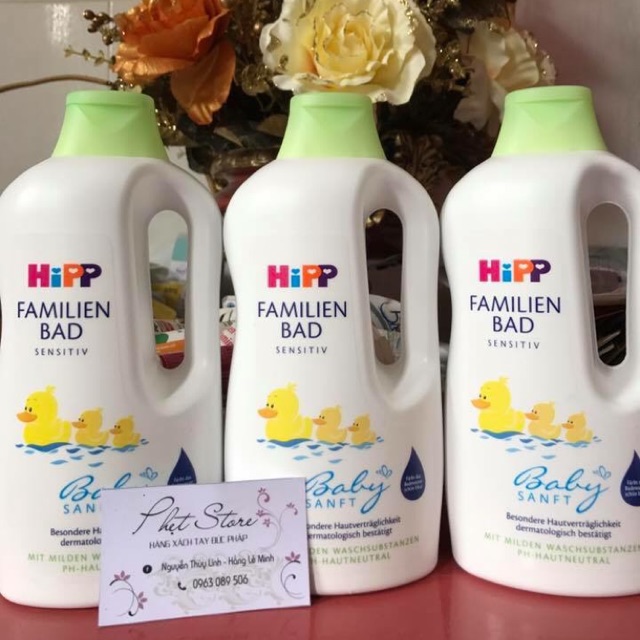 Sữa tắm gội Hipp