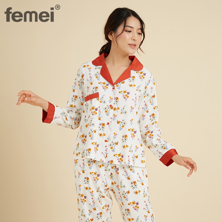 FEMEI - Bộ pyjama dài tay PND016