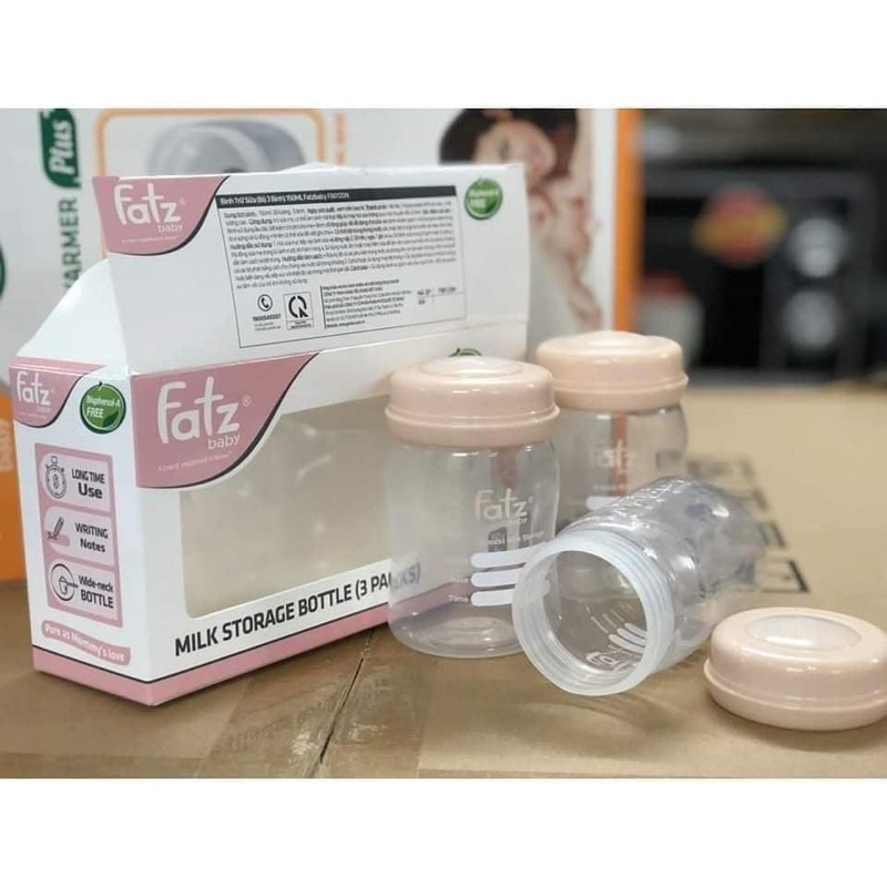 Bộ 3 Bình Trữ Sữa Fatz 150ml