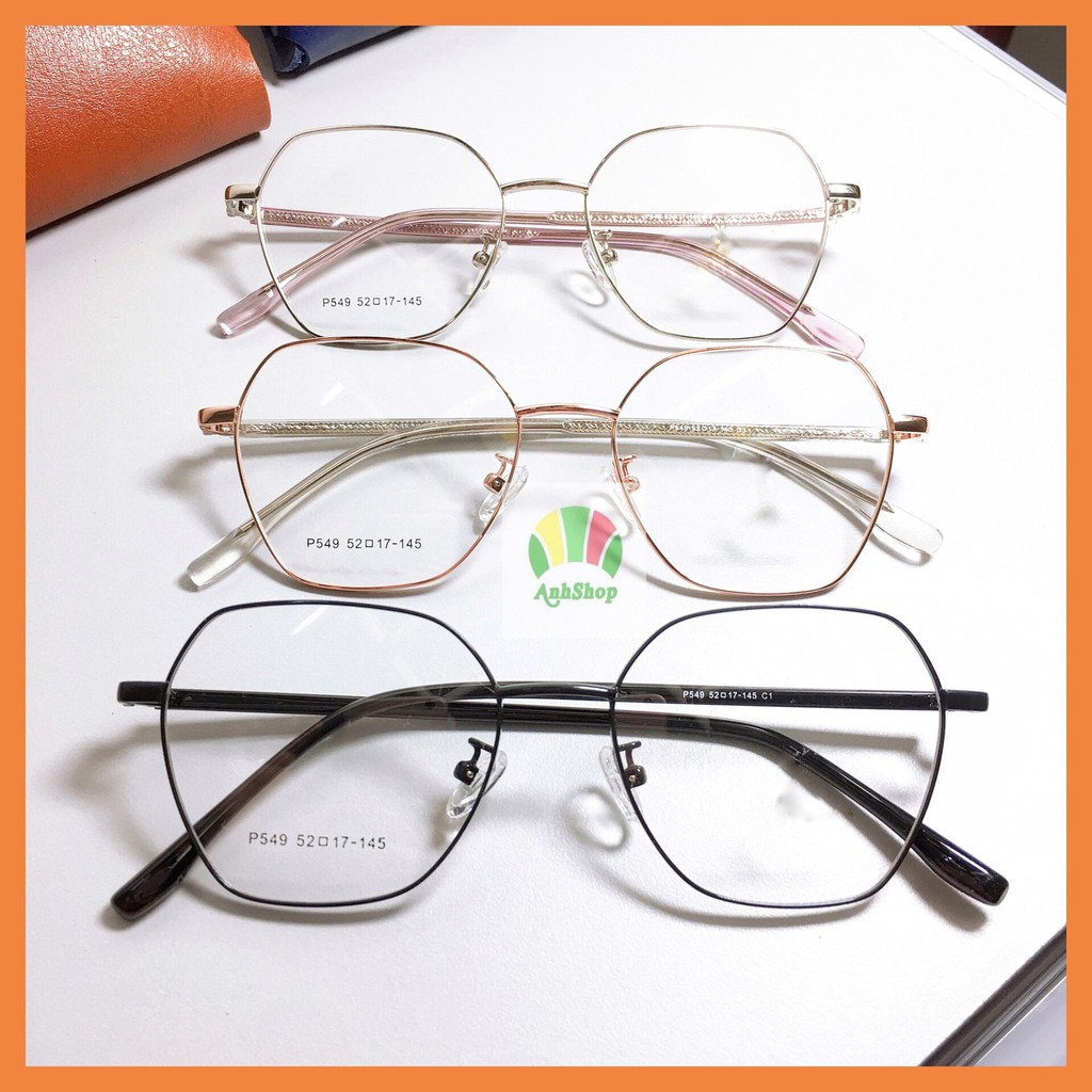 [Gía siêu rẻ] Gọng kính vuông 549 nhân cắt cận viễn loạn