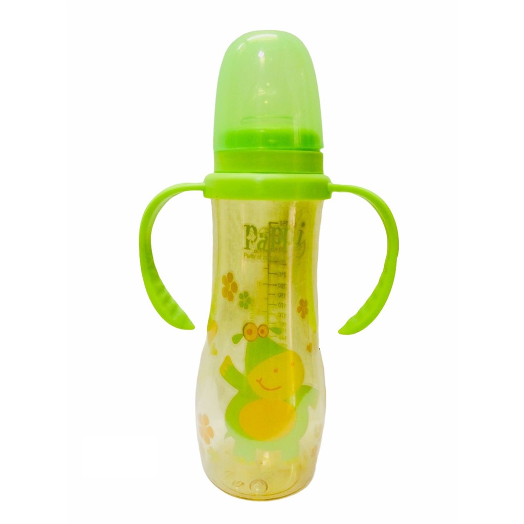 Bình Sữa cổ hẹp Có tay cầm PAPPI Thailand 250ml