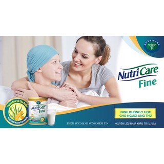 Sữa NutriCare Fine -( Dinh dưỡng đặc biệt cho bệnh nhân ung thư ) lon 900g (date:7/2023 )