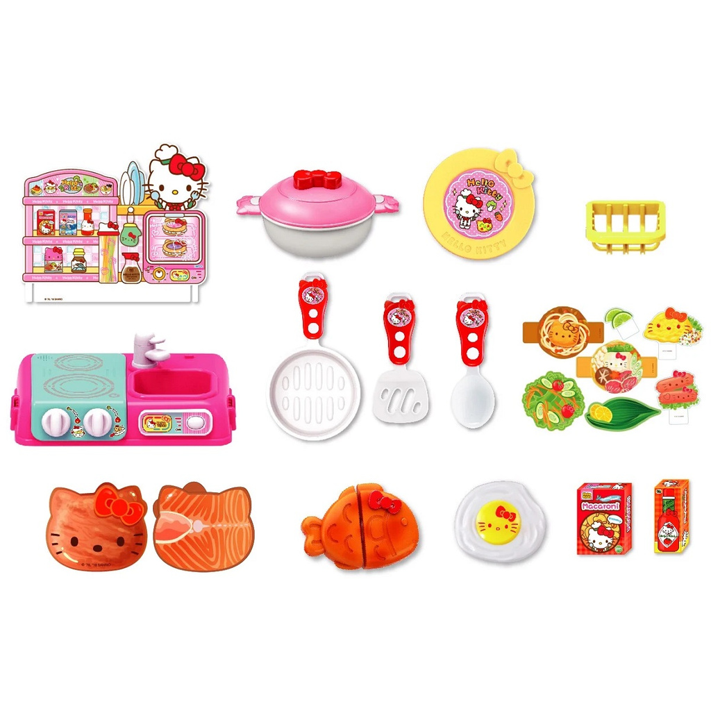 Bộ đồ chơi bếp ấm áp Hello Kitty KT-50114