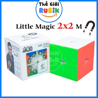 Rubik YuXin Little Magic 2x2 M Có Nam Châm Rubic 2 Tầng 2x2x2 Cube Thế