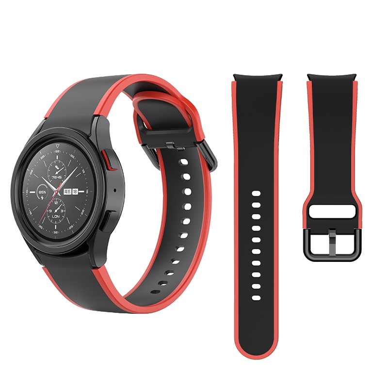 Dây Đeo Thay Thế Bằng Silicone Nhiều Màu Sắc Cho Đồng Hồ Thông Minh Samsung Watch 4 / 5 40 / 44Mm 5 Pro 45Mm