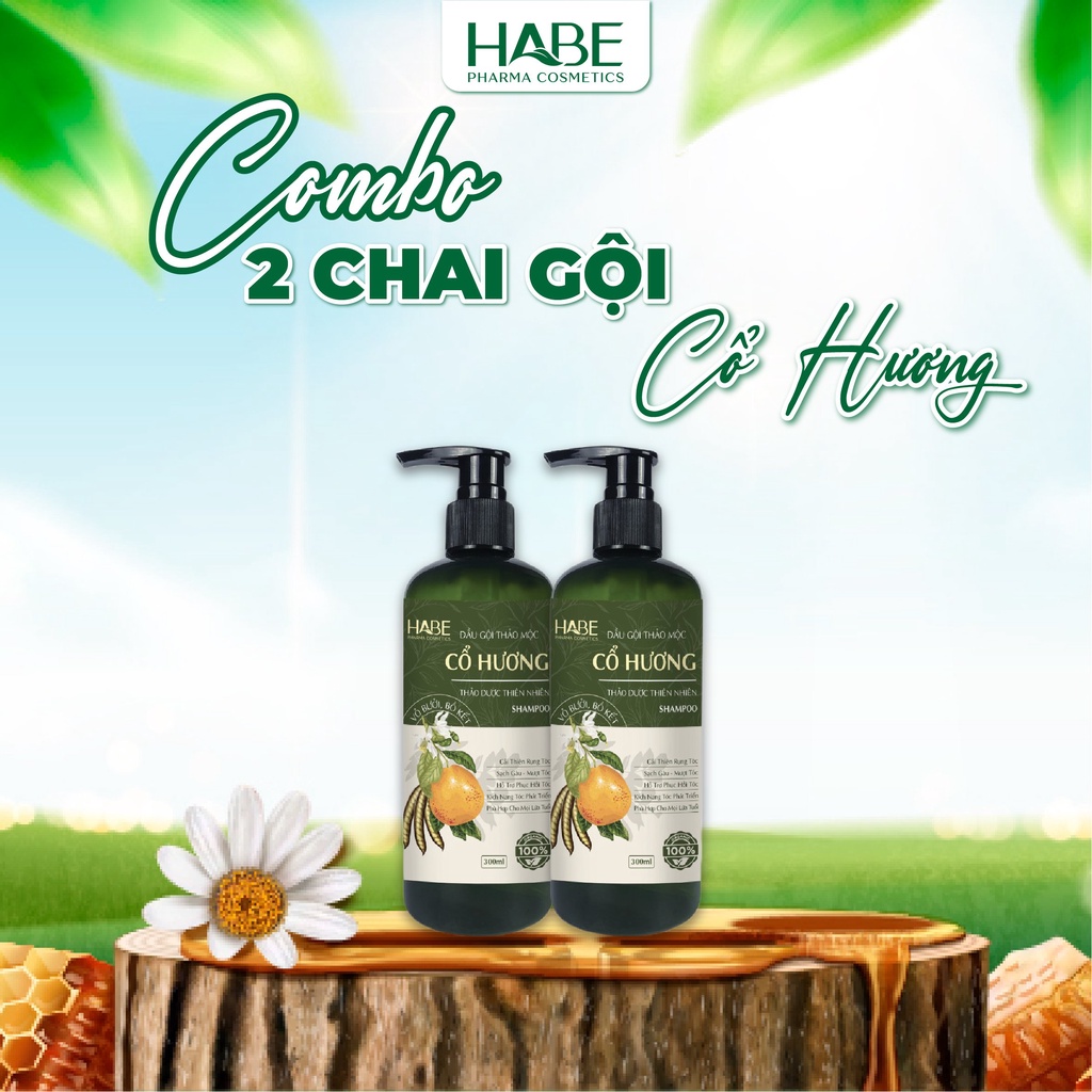 COMBO 2 CHAI DẦU GỘI THẢO MỘC CỔ HƯƠNG