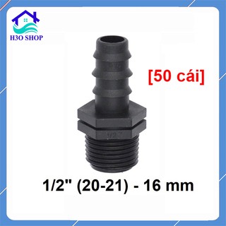 [Bịch 50 cái] Khởi thủy nối ống LDPE/HDPE 16mm - 20mm sang ống pvc 21mm
