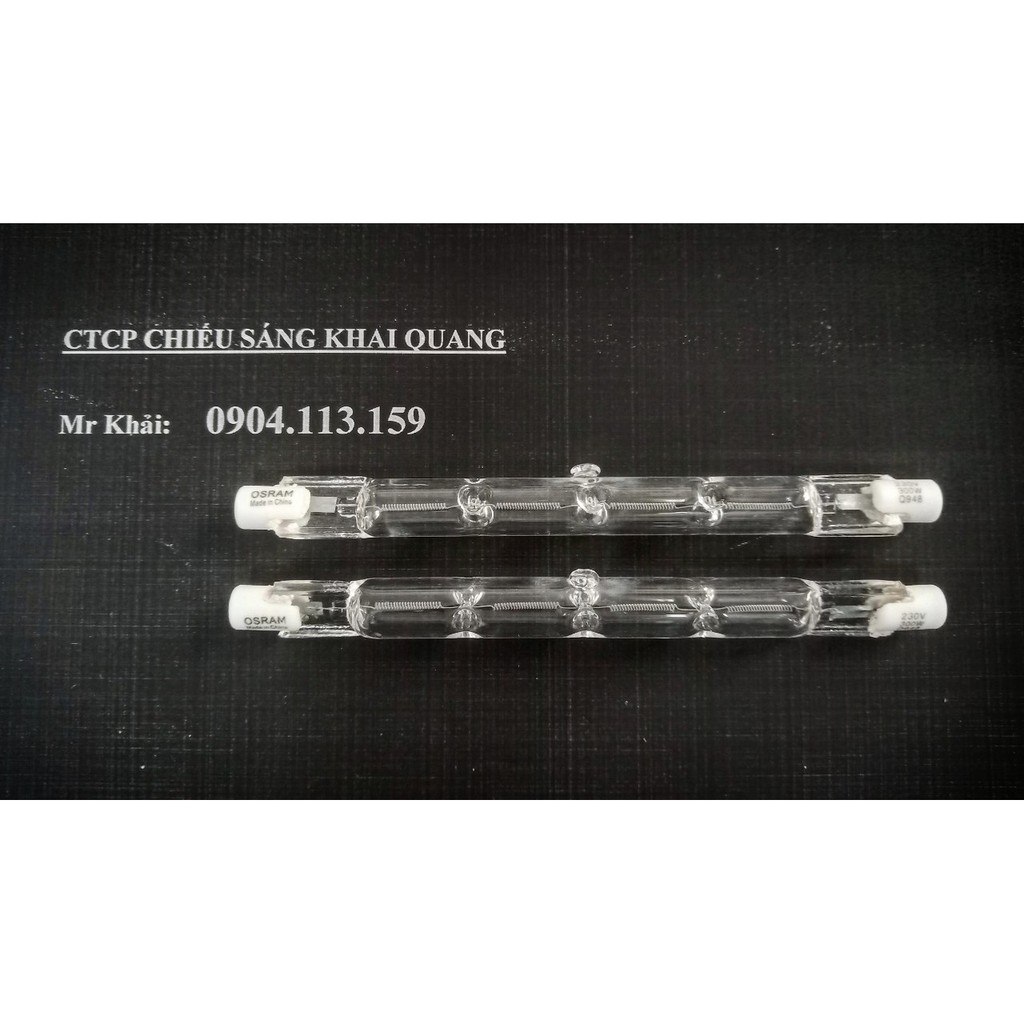 Combo 2 bóng halogen đũa 300W 230V OSRAM