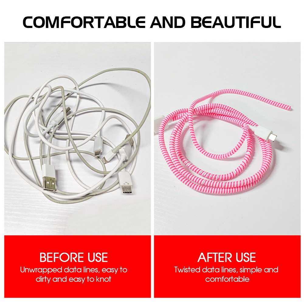 Dây Quấn Bảo Vệ Dây Cáp Sạc Cho Tai Nghe Bluetooth i11 i12 i18 i188 Iphone xiaome