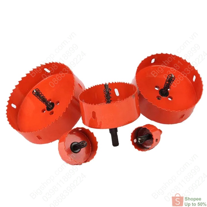 Mũi khoan khoét lỗ gỗ, nhựa, kim loại mềm, thạch cao đường kính D65-140mm