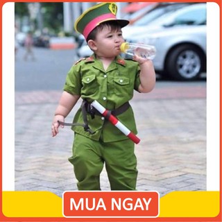 TRANG PHỤC QUẦN ÁO CÔNG AN HÌNH SỰ CHO BÉ GÁI