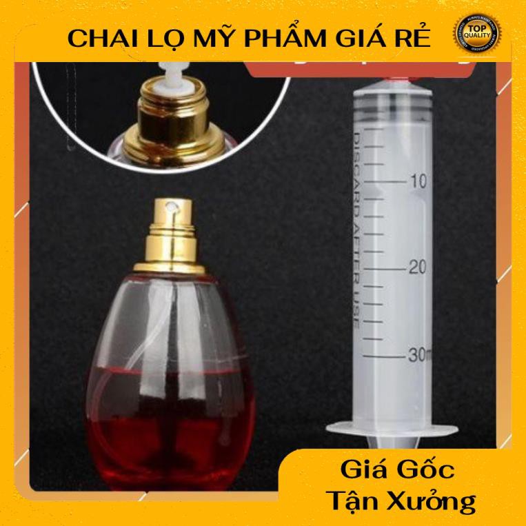 [RẺ VÔ ĐỊCH] Ống xilanh chiết nước hoa 10ml có đầu chiết nước hoa chuyên dụng , phụ kiện du lịch