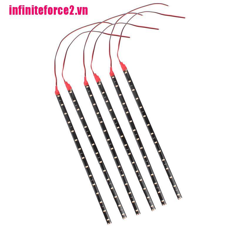 Bộ 6 Dây Đèn Led Dc 12v Chống Thấm Nước Chuyên Dùng Cho Xe Hơi