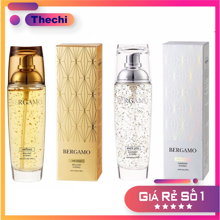 Serum dưỡng trắng Bergamo White Vita/24K Gold Luminant Essence căng mịn da 110ml | BigBuy360 - bigbuy360.vn