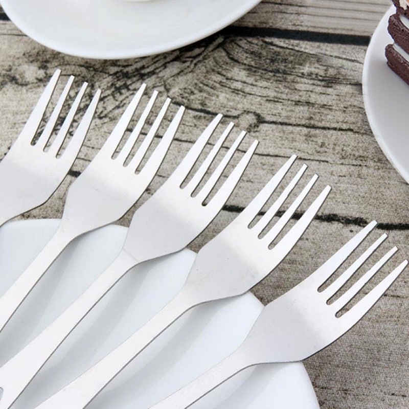 1 Muỗng Nĩa Tay Cầm Dài Bằng Thép Không Gỉ Hình Mặt Cười Dễ Thương