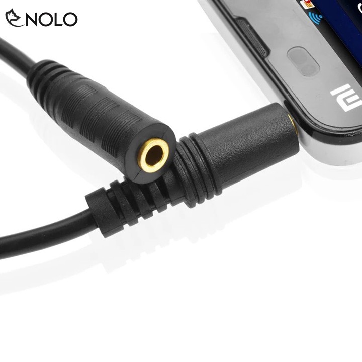 Cáp Nối Dài Âm Thanh Audio 3,5mm Model ND02 1 Đầu Đực 1 Đầu Cái Dài 1,5m