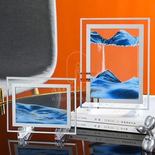 Tranh cát 3D chuyển động núi cát nghệ thuật decor trang trí phòng khách sang trọng - AM Decor