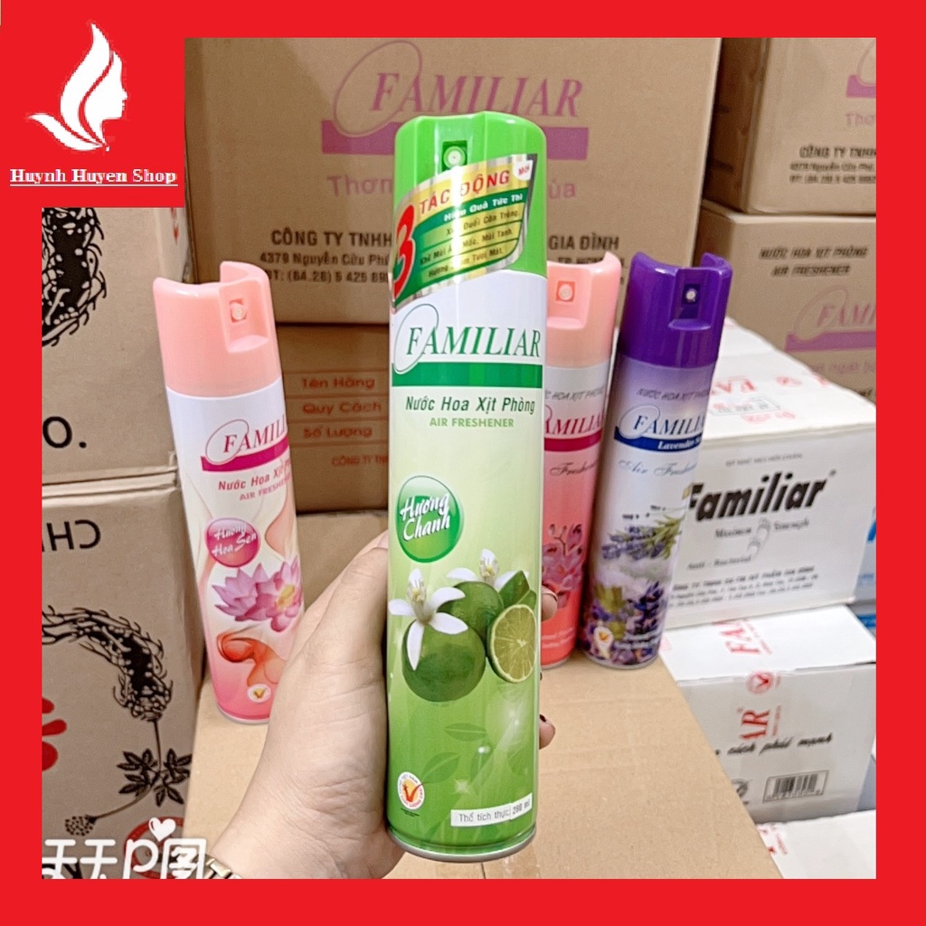 Nước hoa xịt phòng Familiar siêu thơm mát mẫu mới nhất chai 250ml
