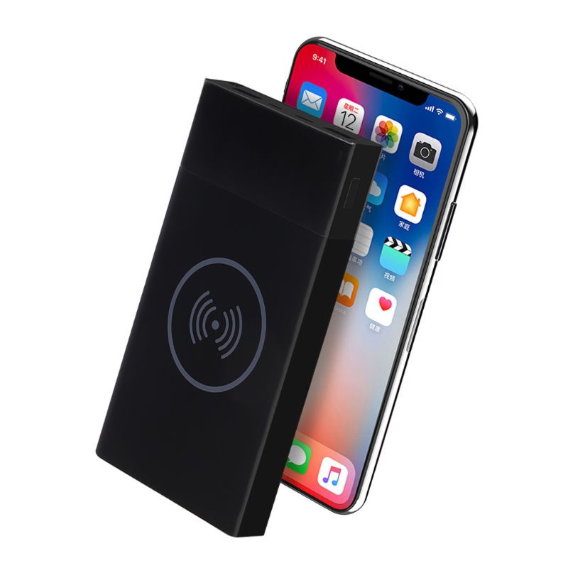 Hộp Sạc Không Dây Qi QC3.0 USB Type C PD Cho IOR 6x 18650 DIY 6x 18650