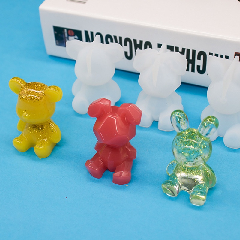 Khuôn Silicone Làm Móc Khóa Bằng Nhựa Epoxy DIY