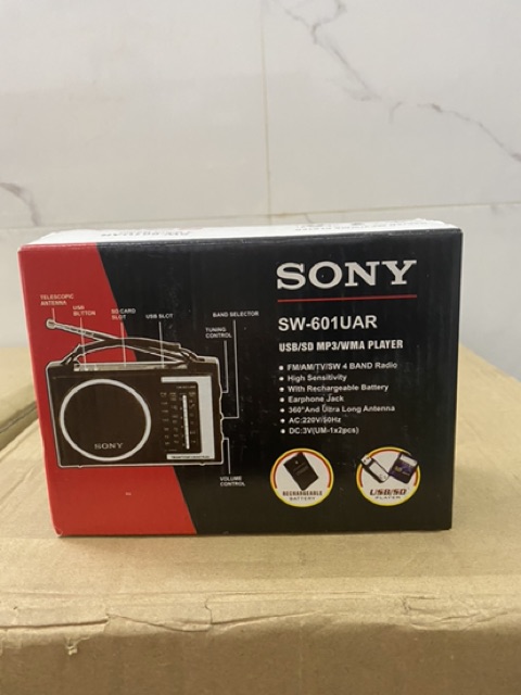 Radio SW-601u usb thẻ nhớ